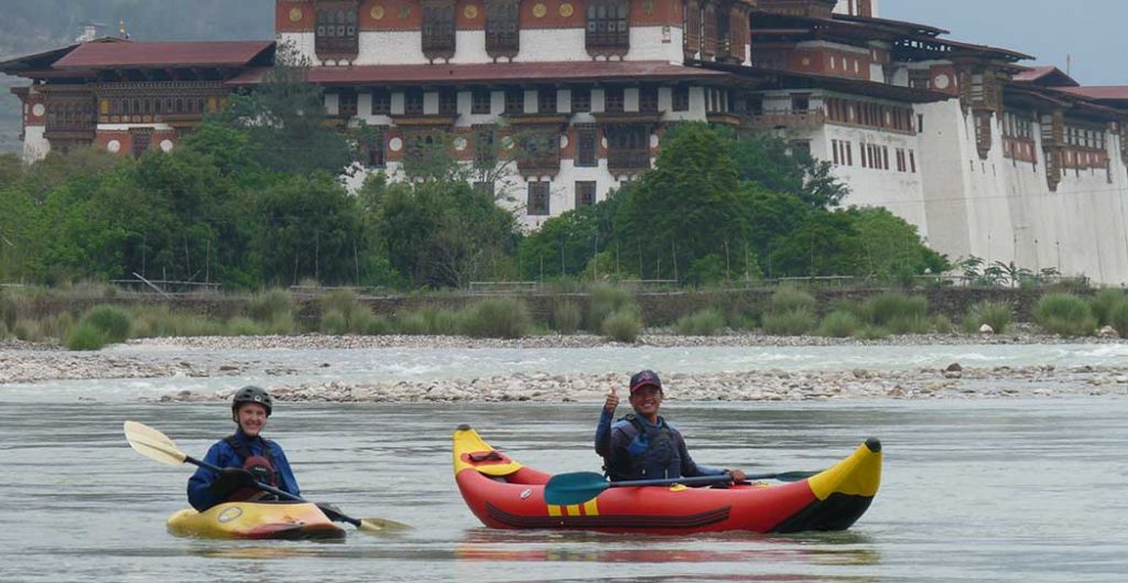 River rafting at Punakha