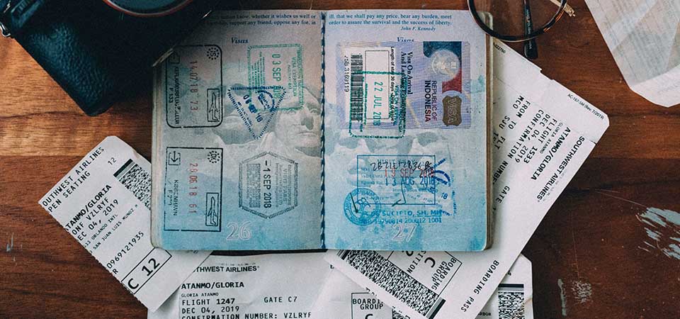Sort your passport, visa, and insurance