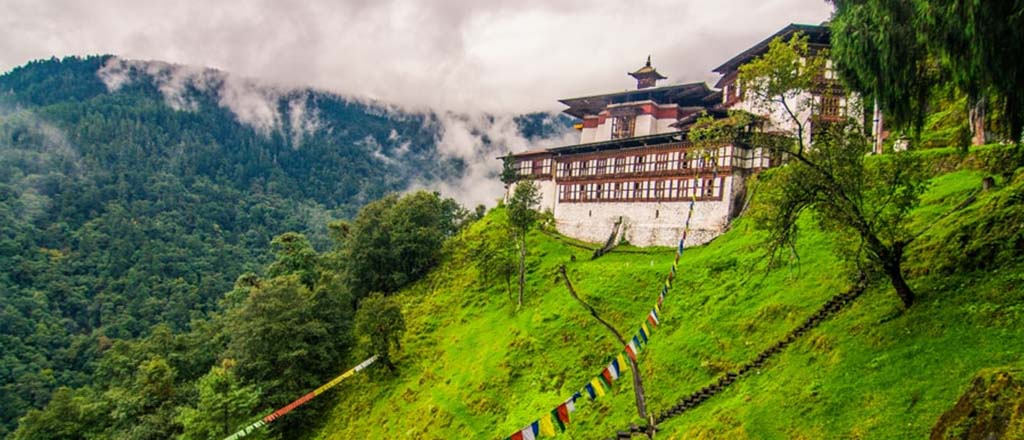 The beautiful Cheri Monastery in Thimphu