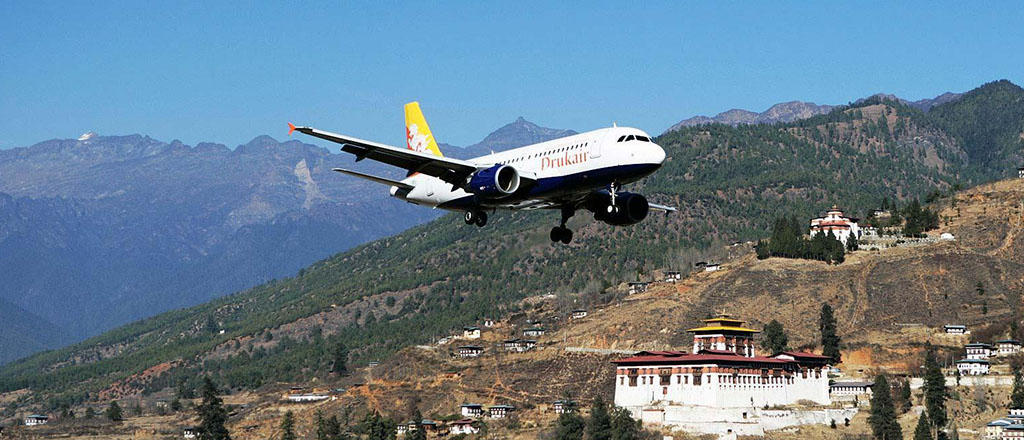 India to Bhutan Flight